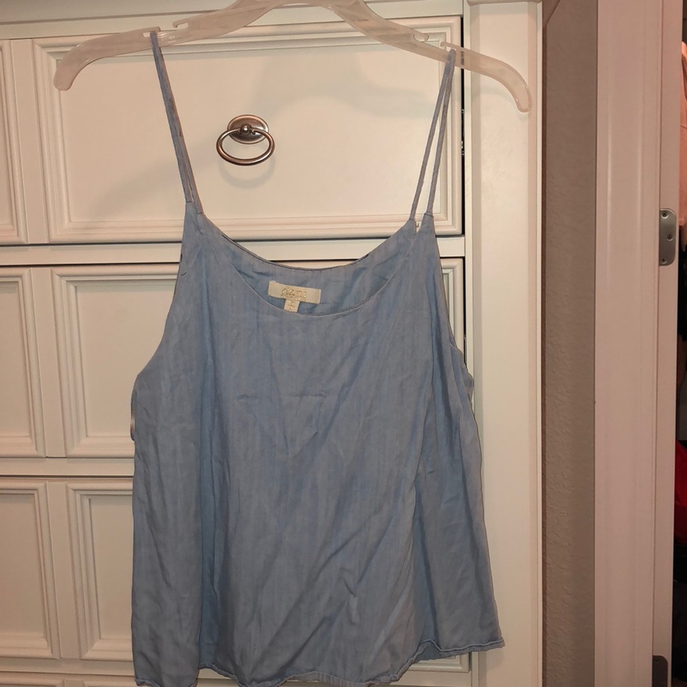 Light Chambray Tank